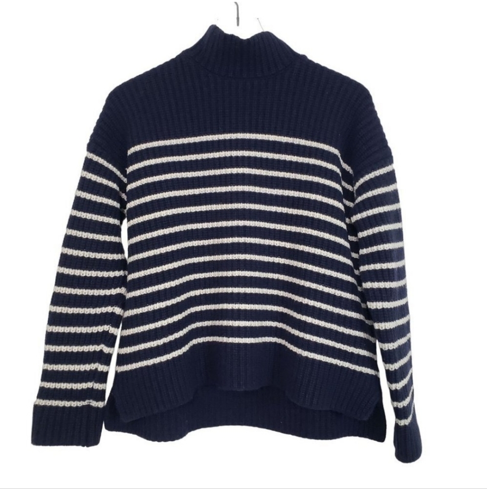 Alex Mill Navy and White Striped Sweater
